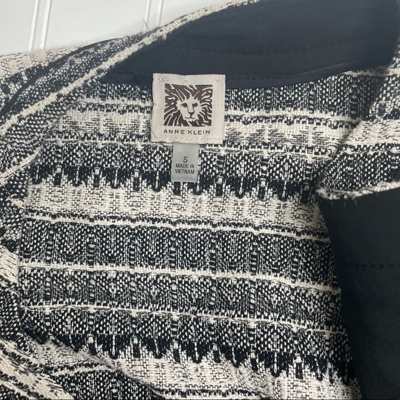 Ann Klein Twead Jacket Womens Small S long coat - Picture 3 of 3